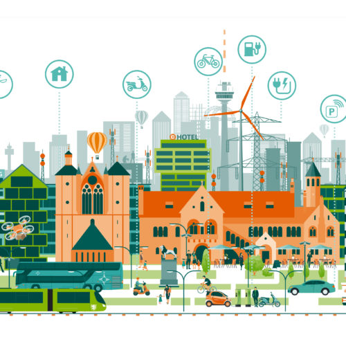 Infografik Smart City Teil 1 Übersicht