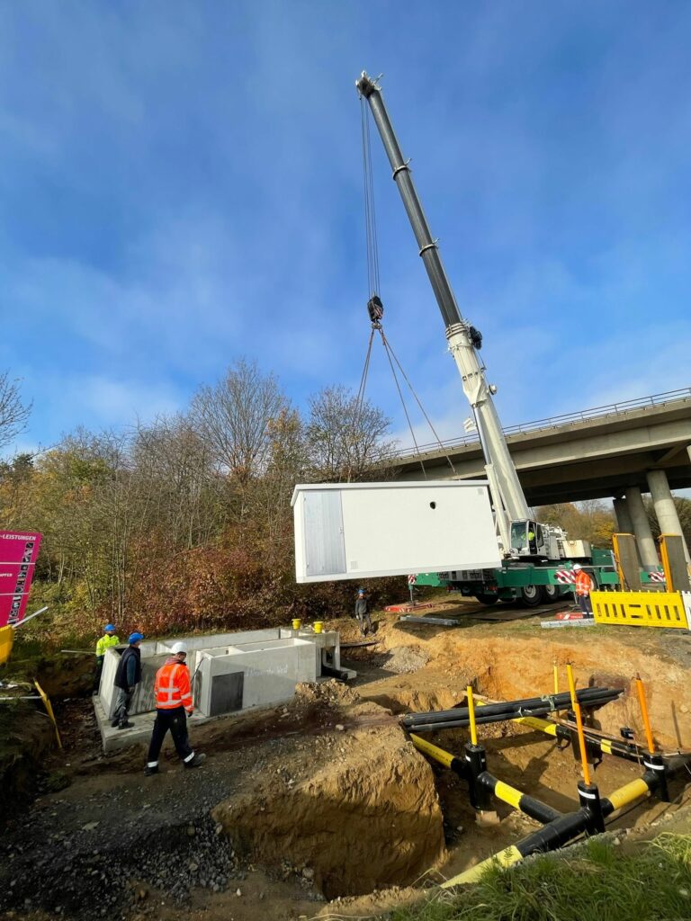 Wiederherstellung einer Gasdruckregelstation; © Peerenboom/evm